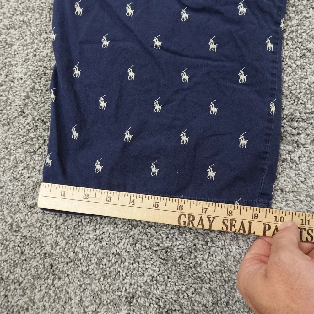 VTG Polo Ralph‎ Lauren Pant Mens XL Blue Pony Pull On Sleepwear Pajama Bottoms